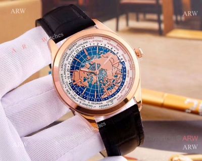 New Style Jaeger LeCoultre Geophysic Universal Replica Watch Rose Gold 41mm